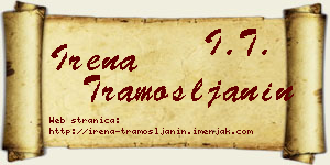 Irena Tramošljanin vizit kartica